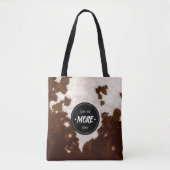 TOTE BAG PEAU DE VACHE (Devant)