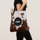 TOTE BAG PEAU DE VACHE (De près)