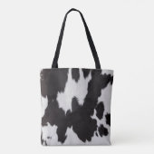 Tote Bag peau de vache noir (Dos)