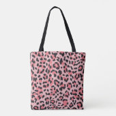 Tote Bag Peau léopard : texture vintage et transparente (Dos)