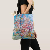 Tote Bag Pêche à fleurs, Van Gogh (De près)