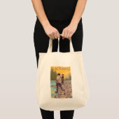 Tote Bag Pêche à la mouche - Clackamas, Oregon (Devant (produit))