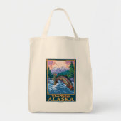 Tote Bag Pêche à la mouche - Wrangell, Alaska (Devant)