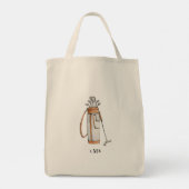 Tote Bag Pêche à la truite monogramme (Dos)
