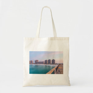 Tote Bag Pêche à Navarre Beach en Floride tôt le matin