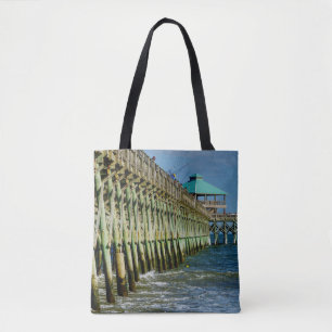Tote Bag Pêche au quai