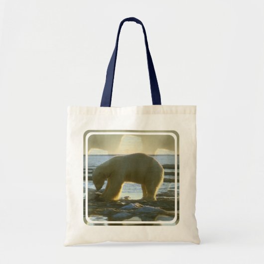 Tote Bag Pêche de l'ours blanc (Devant)