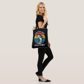 Tote Bag Pêche Même Jésus avait une histoire de poisson Bas (Sur le modèle)