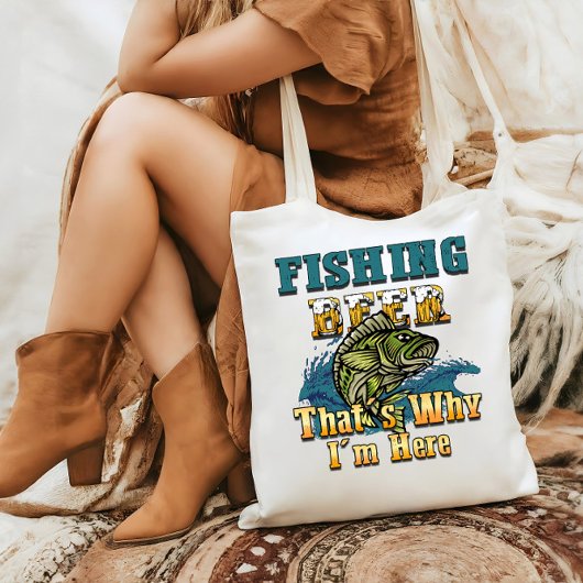 Tote Bag Pêche pour moi poisson
