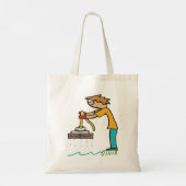 Tote Bag Pêche sur aimant (Dos)
