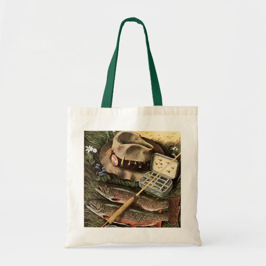 Tote Bag Pêche toujours de la vie (Devant)
