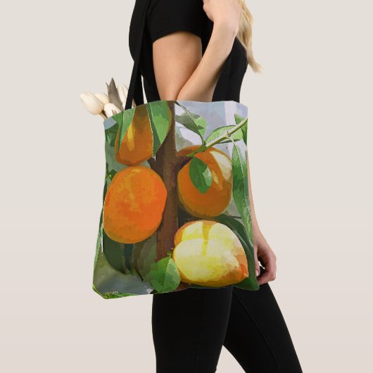 TOTE BAG PÊCHES (De près)