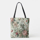 Tote Bag Péchés fraises - gothique baroque (Dos)