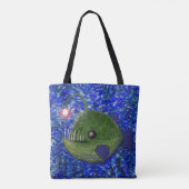 Tote Bag Pêcheur à la ligne amical (Dos)