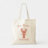 Tote Bag Pêcheur de homard du Maine Esthétique (Dos)