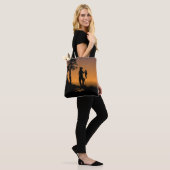 Tote Bag Pêcheuse au Crépuscule (Sur le modèle)