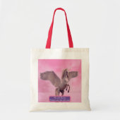 Tote Bag Pegasus Be wild Be free (Devant)