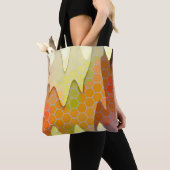 Tote Bag Peigne de miel brillant (De près)