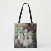 Tote Bag Peignez et imprimez les pièces d'échecs (Devant)