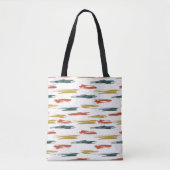 Tote Bag Peindre le Motif Abstrait (Devant)