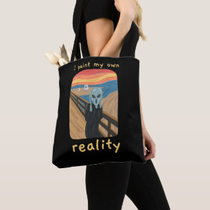 Tote Bag Peindre ma propre réalité Le chef-d'oeuvre du cri