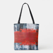Tote Bag peint à la main fond abstrait, abstrait, douleur (Dos)
