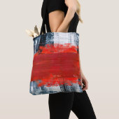 Tote Bag peint à la main fond abstrait, abstrait, douleur (De près)