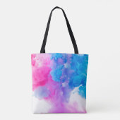 Tote Bag Peint couleur de texture d'eau vive (Dos)
