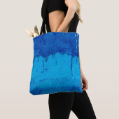 Tote Bag Peint texturé et décoratif abstrait, architecte (De près)