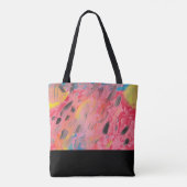 Tote Bag Peinture à cascade arc-en-ciel (Dos)