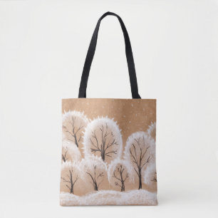 Tote Bag Peinture à la brosse. Toile artistique. L'art pétr