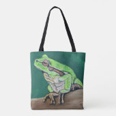 Tote Bag Peinture à la grenouille (Dos)