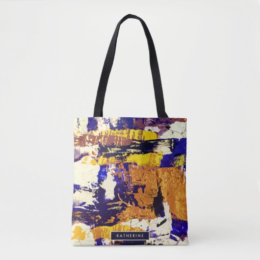 Tote Bag Peinture Abstraite (Devant)
