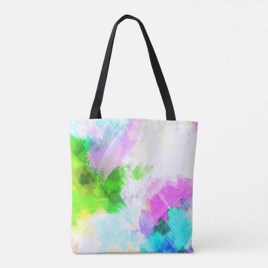 Tote Bag peinture Abstraite à l'aquarelle (Dos)