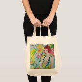 Tote Bag Peinture Abstraite à l'huile de rêve tropical (Devant (produit))