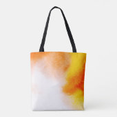 Tote Bag peinture Abstraite aquarelle de luxe fluide art. h (Dos)