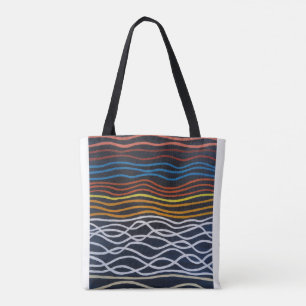 Tote Bag Peinture Abstraite de Front de Mer par Alfred Fox