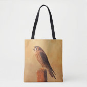 Tote Bag Peinture américaine Kestrel - Art original pour oi (Devant)