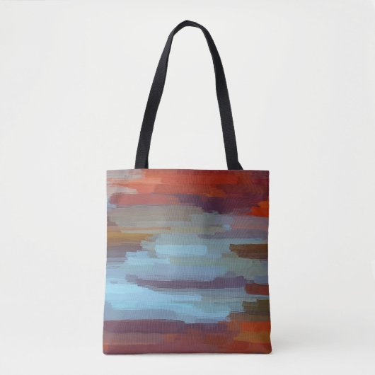 Tote Bag Peinture Art Abstrait #23 (Devant)