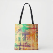 Tote Bag Peinture Art Abstrait #28 (Devant)