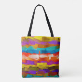 Tote Bag Peinture Art Abstrait #6 (Dos)