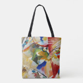 Tote Bag Peinture avec Centre Vert par Wassily Kandinsky (Dos)