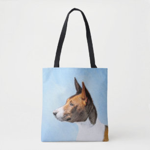 Tote Bag Peinture Basenji - Belle Art Original