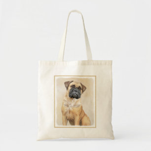 Tote Bag Peinture Bullmastiff - Art de chien original migno