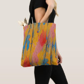 Tote Bag Peinture colorée (De près)