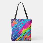 Tote Bag Peinture colorée (Dos)