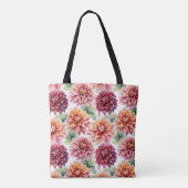 Tote Bag Peinture Dahlia (Dos)
