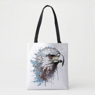 Tote Bag Peinture d'aigle