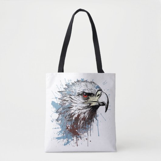 Tote Bag Peinture d'aigle (Devant)