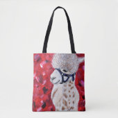 Tote Bag Peinture d'Alpaca (Devant)
